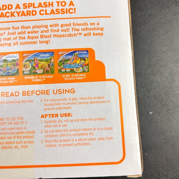 Banzai Aqua Blast Hopscotch Water Sprinkler Summer Game - Picture 7 of 11